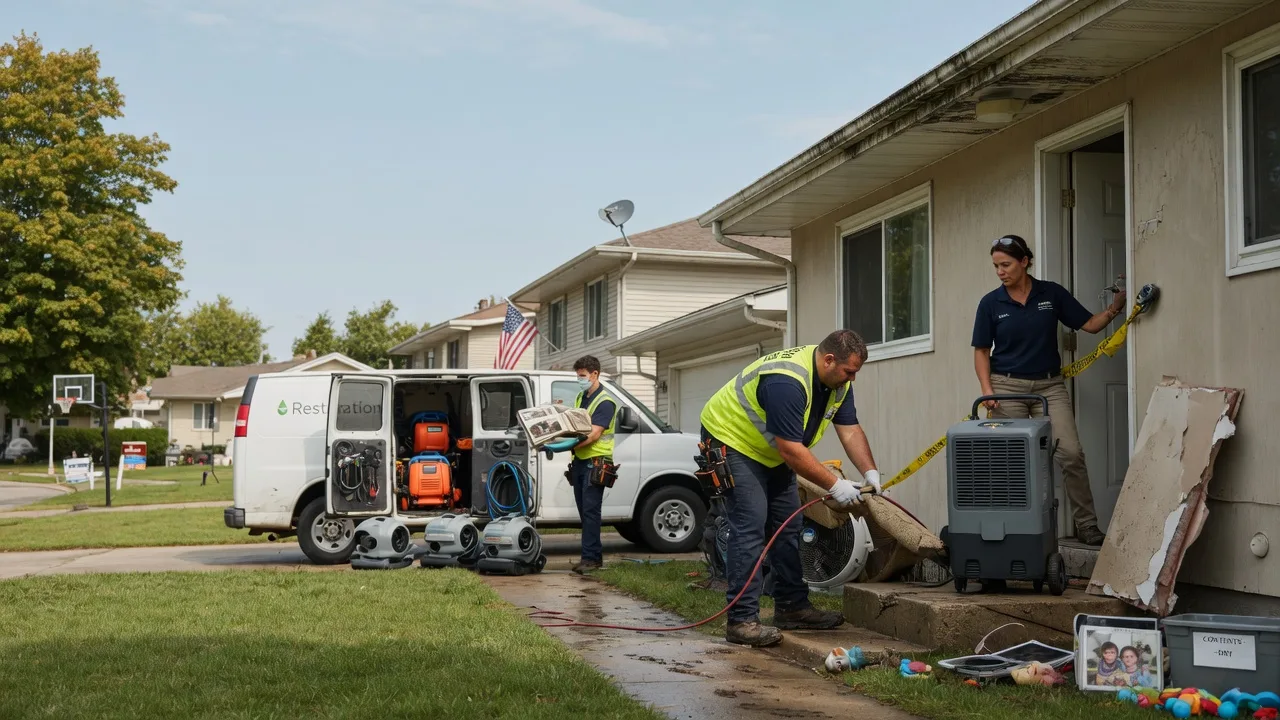 Water Damage Restoration in Emden, IL near me